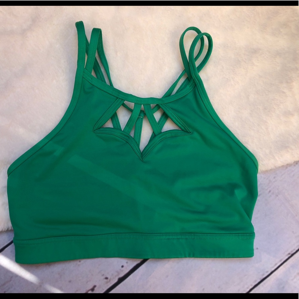 Victoria secret sport bra green size small